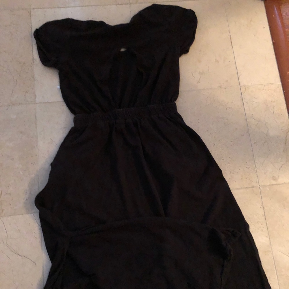Black gown dress FREE PEOPLE